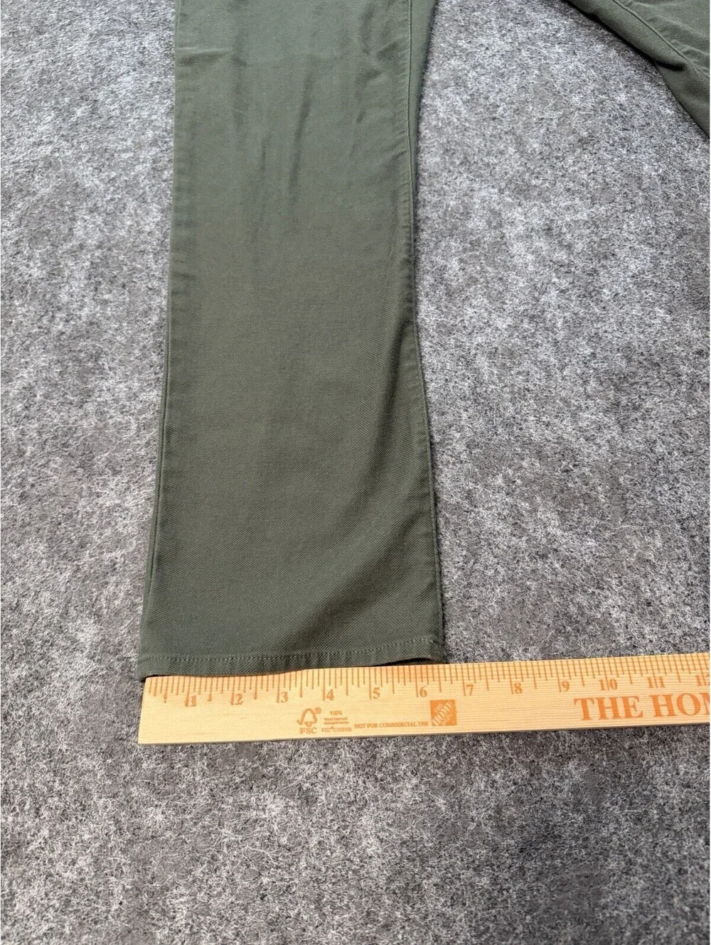 J.Crew Flex Slim 5 Pocket Pants Mens 36x30 Olive Green Stretch Casual Chinos